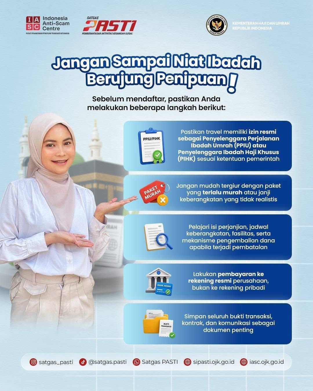 Iklan Waspada Penipuan Umrah 2026